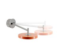 UMAGE Asteria Long LED wall lamp, orange, steel, hardwired