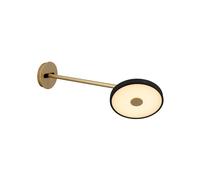 UMAGE LED wall light Asteria Long, black, 42 cm, plug
