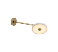 UMAGE LED wall light Asteria Long, grey/brass, plug