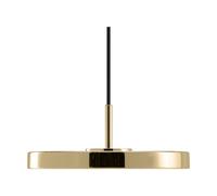 UMAGE LED hanging light Asteria Micro, polished brass, Ø 15 cm