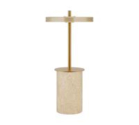 Umage Asteria Move Mini table lamp Ø12x25,5 cm Clay Travertine-brass