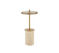 Umage Asteria Move Portable Lamp Mini Clay Travertine/ Brass