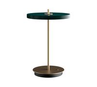 UMAGE LED table lamp Asteria Move forest green/brass 31cm