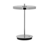 UMAGE LED table lamp Asteria Move, polished steel, 31 cm