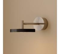 UMAGE Asteria Short LED wall lamp, black, steel, hardwired