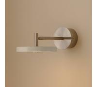 UMAGE Asteria Short LED wall lamp, grey, steel, hardwired