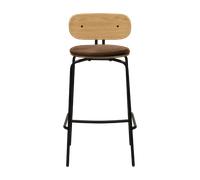 Umage Curious Barstool Teddy Brown/ Black
