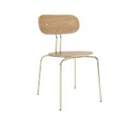 Umage Curious Dining Chair Oak/ Brass Frame