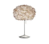UMAGE Eos medium table lamp light brown/steel