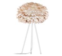 UMAGE Eos mini table lamp brown feathers