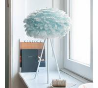 UMAGE Eos mini table lamp light blue, white tripod