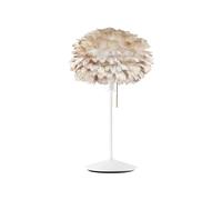 UMAGE Eos mini table lamp, light brown/white