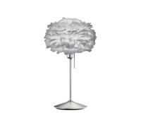 UMAGE Eos mini table lamp light grey/brushed steel