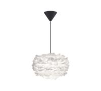 Umage Eos Pendant Mini White with Cone Rosette in Black