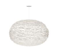 Umage Eos Pendant XXL White with Flat Rosette in White