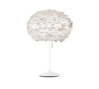 Umage Eos Table Lamp Medium White with Base in White with USB