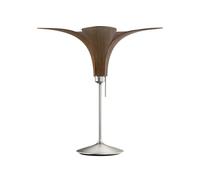 UMAGE Jazz table lamp dark oak, steel base