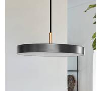 UMAGE LED hanging light Asteria Mini, anthracite/brass Ø 31 cm