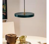 UMAGE LED hanging light Asteria Mini dark green/brass Ø 31 cm