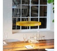 UMAGE LED hanging light Asteria Mini saffron yellow/brass Ø 31 cm