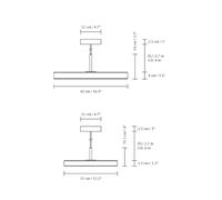 UMAGE LED hanging light Asteria Plus Mini, pearl white Ø 31 cm CCT