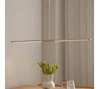 UMAGE LED hanging light Omni, brass colour Length 107 cm 2-bulb