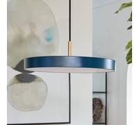 UMAGE LED pendant light Asteria Mini, petrol/brass, Ø 31 cm
