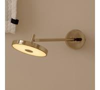 UMAGE LED wall lamp Asteria LONG HW, polished brass, 45 cm