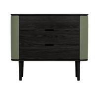 Umage Treasures Cabinet With 2 Doors Black Oak/Morning Meadows