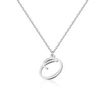 UMAGICBOX Personalized Script Letter Necklace with Chain - Beautiful Fashion Jewelry for Women, Anniversary, and Birthday Present