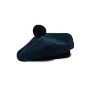 UMAM Scottish Traditional Tam o' Shatner Acrylic Wool Tammy Hat Flat Bonnet Kilt Many Tartans, Peacock Blue, One size
