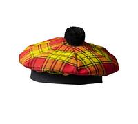 UMAM Tam o' Shatner Tammy Hat made from Acrylic Wool, Traditional, Flat Bonnet, Kilt, Many Tartans, One Size