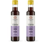 Umami Authentic Japanese Teriyaki Sauce 250ml - Made in Italy, No GMO, Artificial Flavours or Colouring - Savoury Rich Taste for Marinades and Cooking (Pack of 2)