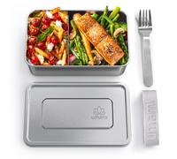 Umami Stainless Steel Lunch Box - Leakproof, Microwave & Dishwasher Safe, Large Bento Box