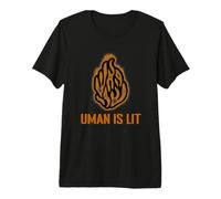 Uman is Lit Uman Rosh Hashanah Breslov Reb Nachman My Fire Premium T-Shirt
