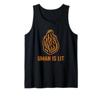 Uman is Lit Uman Rosh Hashanah Breslov Reb Nachman My Fire Tank Top