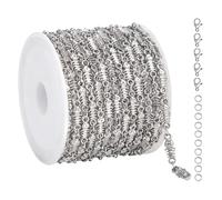UMAOKANG Fish Bone Chain for Jewelry Making Stainless Steel Bulk Chains