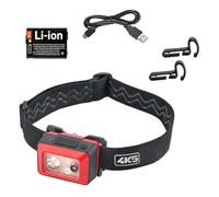 Umarex 4K5 Tools Head Torch WP 400 (LED Lamp, Luminosity up to 400 Lumens, with Dimming Function, Adjustable Headband, Three Light Levels, Splash-Proof)