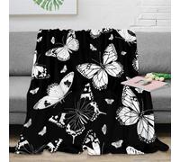 UMASQOPAM Butterfly Blanket 3D Printed Bedding Throw Gifts Soft Cozy Plush Lightweight Fluffy for Bed And Couch for Boys Girls All Season Couch Sofa 80x90inch(200x230cm)