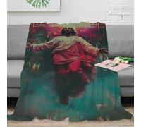UMASQOPAM God And Jesus Throw 3D Printed Blanket Bedding Gifts Lightweight Fluffy Plush Soft Cozy for Bed And Couch for Boys Girls All Season Couch Sofa 60x80inch(150x200cm)