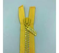 umass 2-10pcs 10# 24inch,60cm Crystal Zippers AB Crystal Rhinestone Separating Zippers Base Dress Colthes Sewing 10#