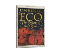 Umberto Eco The Name Of The Rose Canvas Poster Wall Art Poster Suitable for Room Aesthetics And Decoration Bedroom And Living Room Frame-style 08x12inch(20x30cm)