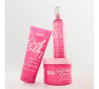 Umberto Giannini Curl Jelly Day Two Curl Trio Refreshed Curls - Includes Scrunching Jelly, Curl Refresh Spray & Creme - For Curls, Coils & Waves