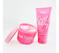 Umberto Giannini Curl Jelly Dream Duo - Curl Scrunching Jelly & Curl Jelly Creme - Curl Cream & Gel for Defined, Healthy, Bouncy Curls, Coils & Waves