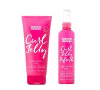 Umberto Giannini Curl Jelly Scrunching Jelly 200ml Vegan & Cruelty Free Frizz Styling Curl Control Hair Gel for Curly or Wavy Hair, 150 ml (Curl Jelly and Jelly Refresh Spray)