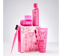 Umberto Giannini Curl Jelly Slick & Shine Kit - Includes 3 Styling Products & NEW Slick-Back/Edge Brush to Define, Smooth, and Add Long-Lasting Shine for Frizz-Free, Glossy, Healthy-Looking Hair