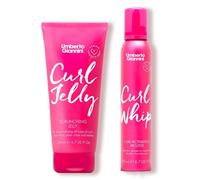 Umberto Giannini Curl Styling Duo - Curl Jelly Scrunching Jelly & Curl Activating Mousse for Curly or Wavy Hair - Ultimate Hold & Definition