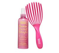 Umberto Giannini | Tangle No More Gift Set - Banana Coconut Detangler & Dry detangling Brush - For Smooth, Healthy Hair