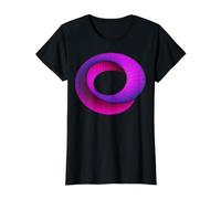 Umbilic Torus Mobius Band Calculus Math Science Engineering Value Graphic T-Shirt, Women, Black, L