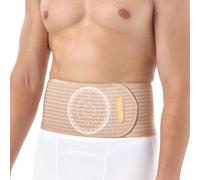 Umbilical Hernia Belt for Incisional, Epigastric, Ventral, Hernia Belts for Men Umbilical, Breathable Mesh, Skin-Friendly and Comfortable(Natural,Medium)